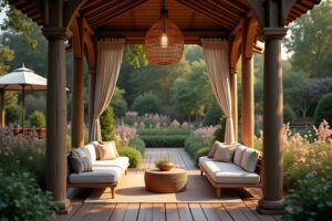 Pavillon gemütlich einrichten: Ideen